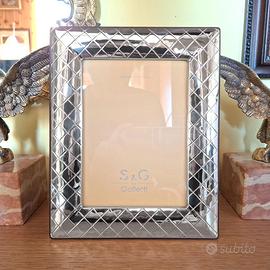 Cornice Portafoto Argento 925 anni 90 x foto 13x18