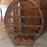 Cantinetta portabottiglie vino in legno 