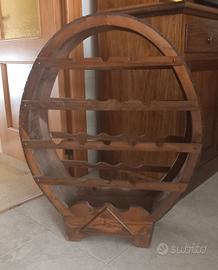 Cantinetta portabottiglie vino in legno 