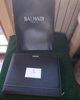 Balmain cartella portadocumenti nera