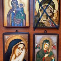 Icone Rumene con Madonna