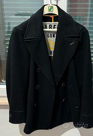 Cappotto tre quarti uomo sfoderato blu taglia M