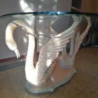 Tavolo scultura in legno