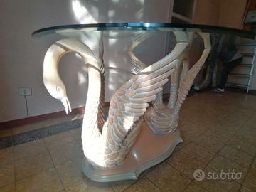 Tavolo scultura in legno