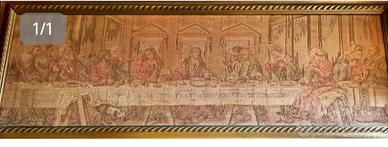 Arazzo ultima cena xx secolo misura 101 *39