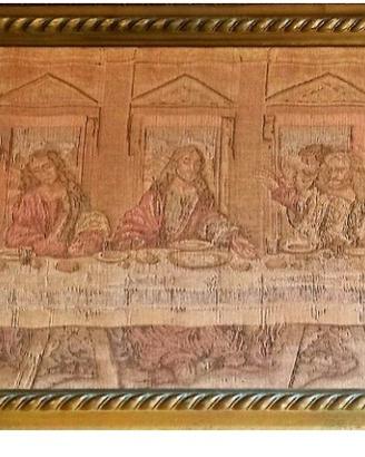 Arazzo ultima cena xx secolo misura 101 *39