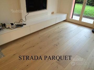 Rovere prefinito effetto grezzo