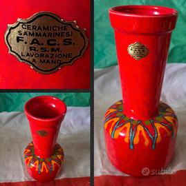 vaso design anni 70,si spedizione 