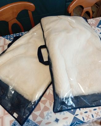 coprifedere per cuscini letto nuove in lana merino