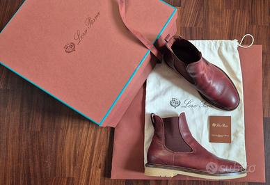 LORO PIANA scarpe winter open Walk pelle stivalett