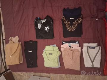 Lotto misto 13 pezzi Maglieria Donna Maglie varie