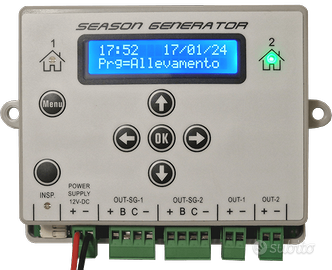 Seasongenerator SOL-LED alba/tramonto led