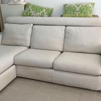 Divano in tessuto 4 posti