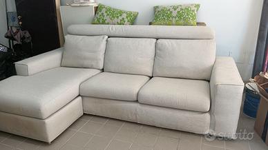 Divano in tessuto 4 posti