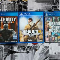 Set 3 Giochi PS4 - 30 euro