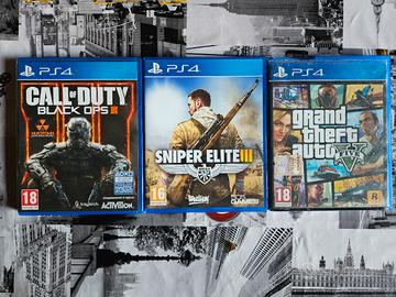 Set 3 Giochi PS4 - 30 euro