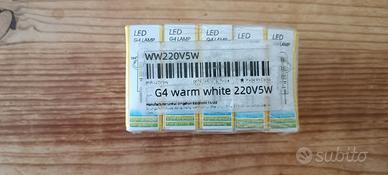 10 Lampadine per faretti led G4