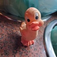 anatra vintage in gomma funzionante 