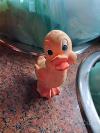 anatra vintage in gomma funzionante 