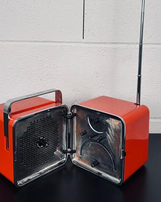 Brionvega radio cubo TS522 arancio sole