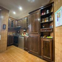 Cucina completa e separata artigianale castagno