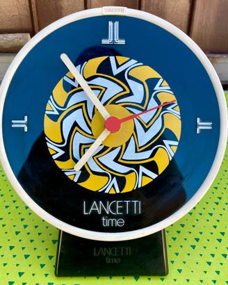 Orologio da tavolo vintage  Lancetti gadget Motta