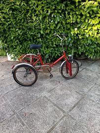 bicicletta a tre ruote 