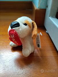 PELUCHE CANE PORTACHIAVI CAGNOLINO Cuore Love dog