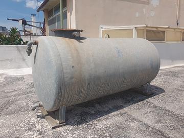 serbatoio acqua zincato 500 litri 
