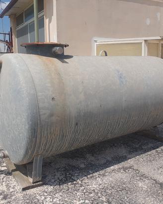 serbatoio acqua zincato 500 litri 