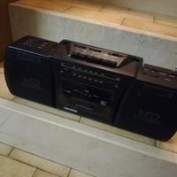 Radio e lettore musicassette anni 70