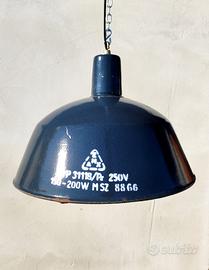 Lampade industriali Vintage smaltate sospensione