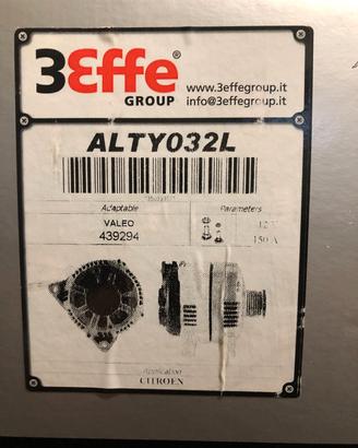 ALTY032L ALTERNATORE FIAT SCUDO/DUCATO/JUMPY/JUMPE