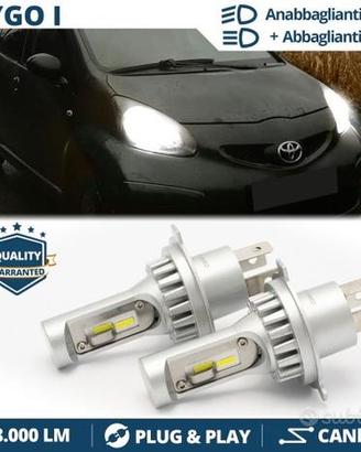 Kit LED H4 Per Toyota Aygo 05-14 Fari Luce Bianche
