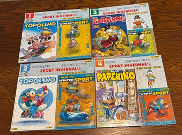 Topolino winter sport gadget collezione completa