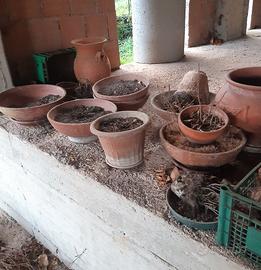 Vasi vasetti anfore orci sottovasi in terracotta