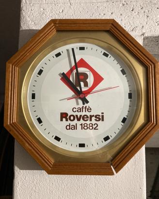 Orologio Pubblicita Caffè Roversi
