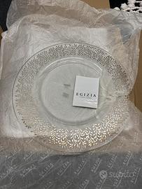 Piatto Centrotavola Egizia in vetro NUOVO!