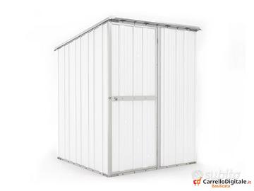 Casetta giardino in Acciaio 1.55x175cm bianco