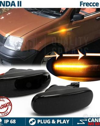 2 Frecce LED Dinamiche Laterali Fiat PANDA 2 Nere