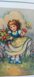 3 stampe antiche originali  di giochi bambini 1900