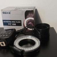 Flash meike macro ring led FC100