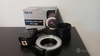 Flash meike macro ring led FC100