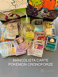 Mancolista Carte Pokemon Cronoforze TEF