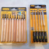 Set 10 coltelli scultura + 4 lime