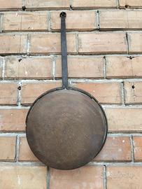 Grande padella in rame vintage 