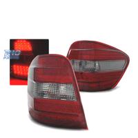 FARI LED PER MERCEDES M-CLASS W164 05-08 ROSSO FUM
