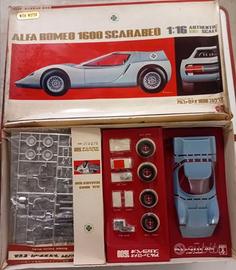 Kit BANDAI Alfa Romeo Scarabeo 1600 scala 1/16