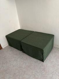 Pouf letto singolo pieghevole
