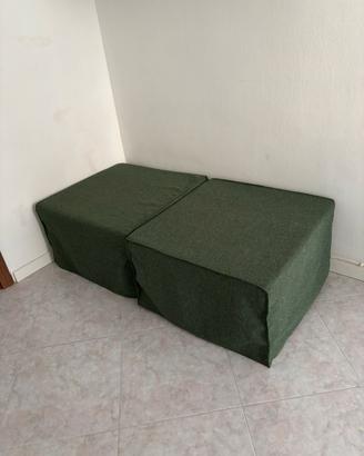 Pouf letto singolo pieghevole
